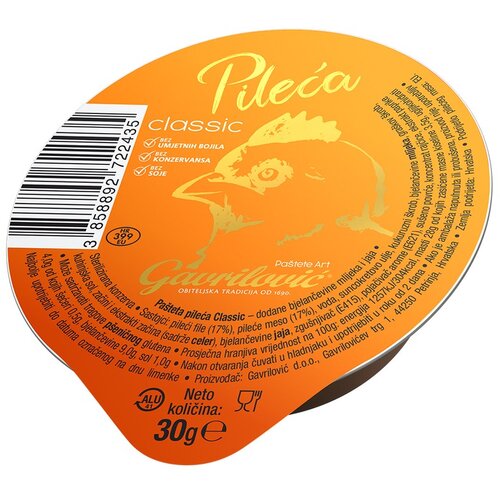  Pa&scaron;teta pileća Classic 30 g Cijene