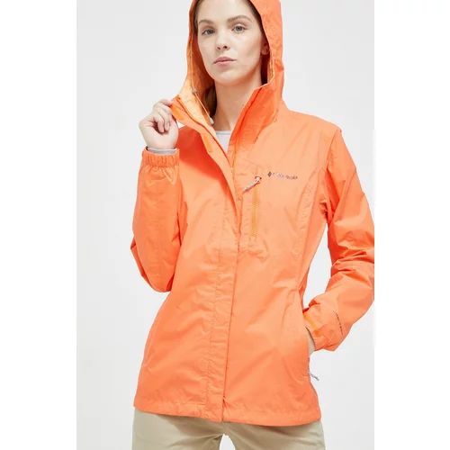 Columbia Outdoor jakna Pouring Adventure II boja: narančasta, za prijelazno razdoblje