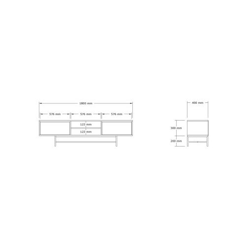 Hanah home TV komoda Tauber 495SSE1609 Cene