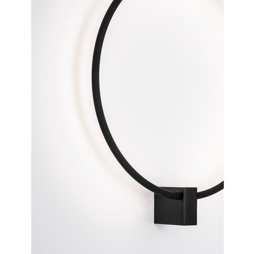 Nova Luce Mat crna LED zidna lampa aluminijska s mogućnosti zatamnjivanja Cercio &amp;ndash; Slike