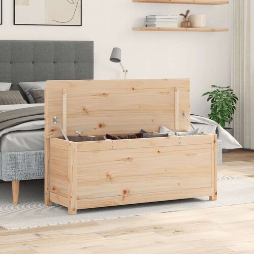 VidaXL Klupa 110 x 41 x 76 5 cm od masivne borovine Slike