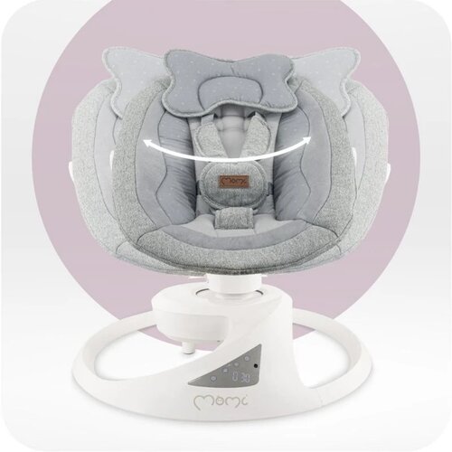 Momi njihalica za bebe Pearl Grey, 0-9 kg Slike