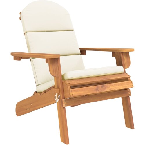 Maison Chic Vrtni Stoli - Stol za vrt adirondack z blazinami trden akacijev les JS593, (21879015) Cene