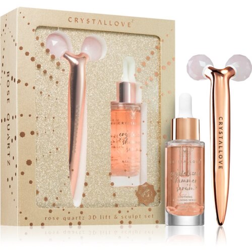 Crystallove Clear Quartz 3D Lift & Sculpt Set set (za smirenje kože lica) Cijene