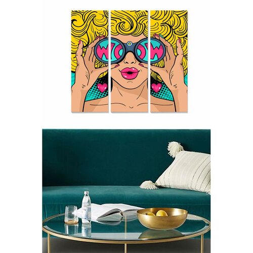 WALLXPERT Set slika MDF489497344, 3 dijela Cene