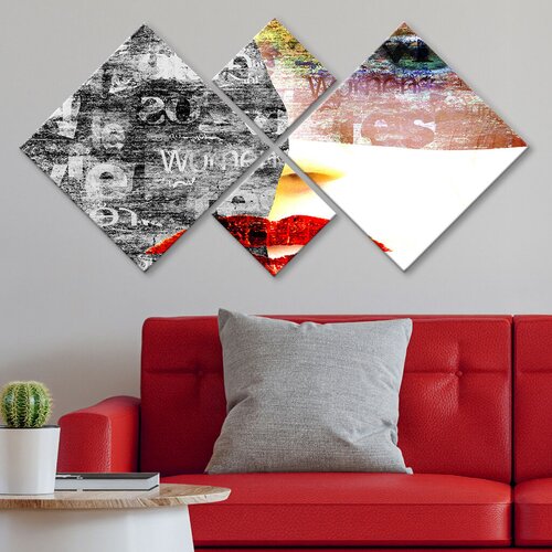 Wallity slika 4MDF1530333083, 60x115 cm, 4 dela Cene
