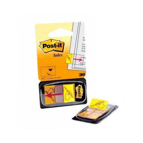 Post-it index "Sign Here", 50 listića, 25,4x43,2mm 680-031 3M Cene