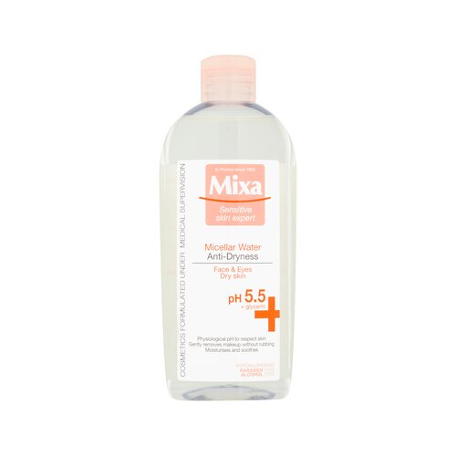 Mixa Anti-Dryness micelarna voda za izsu&amp;scaron;itev kože 400 ml Slike