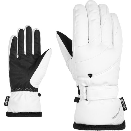 Ziener Kahli PR, ženske rukavice za skijanje, bela 801302 Cene