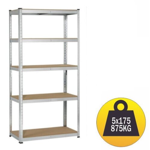 SITONIA Polica Metal medijapan 180x90x35cm, 5x175kg Cene