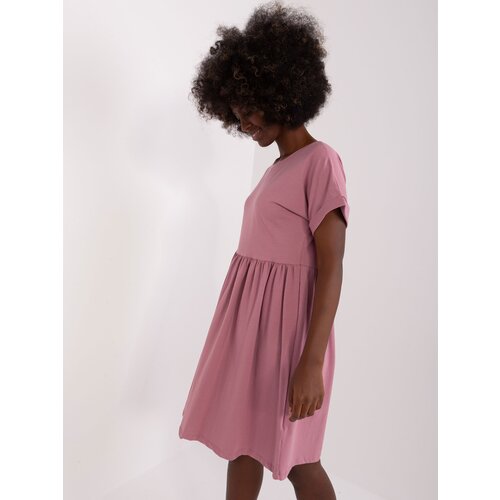 RUE PARIS Dress-RV-SK-5672.03P-dark pink Cene