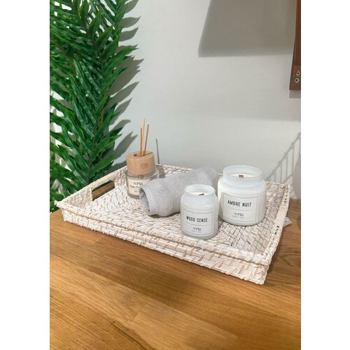 Hanah home poslužavnik TPS0052, 5x31x45cm, bež Cene