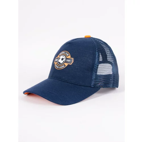 Yoclub kids's baseball cap CZD-0563C-A100 navy blue
