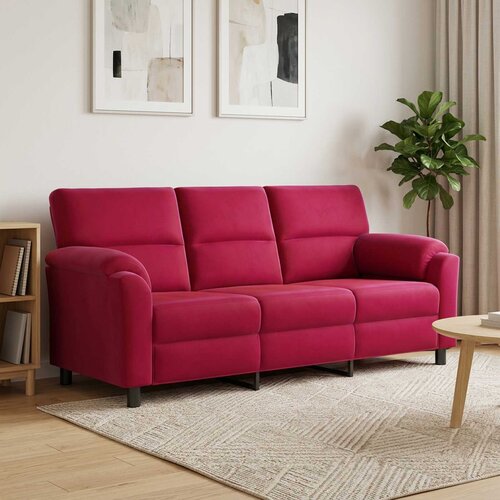 SOFA Vinska crvena 214 x 85 x 93 cm Baršun Cene