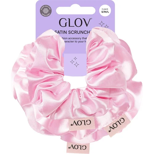 Glov Scrunchies 3 Pack S/M/L - Pink