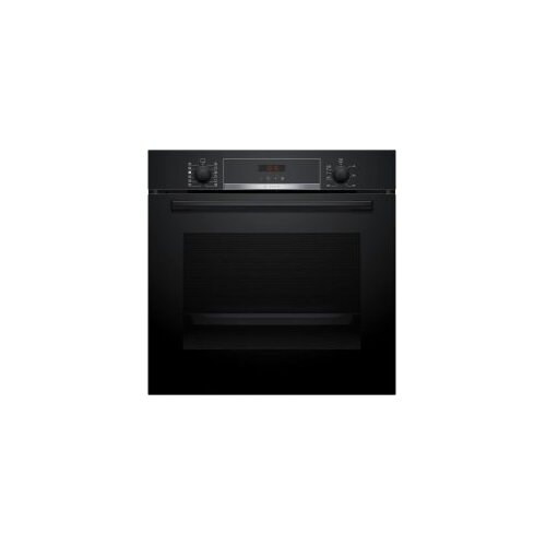 Bosch pećnica Serie 4| CRNA, A, 71L, 8 programa, Piroliza, Dodavanje pare Slike