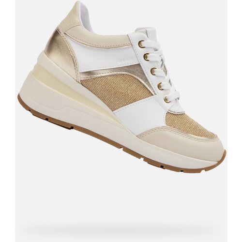 Geox White women&amp;#039;s sneakers Zosma - Women&amp;#039;s Slike