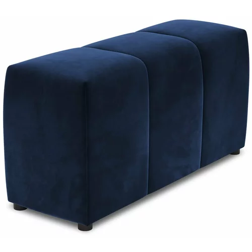 Cosmopolitan Design Plavi baršunasti naslon za ruke za modularnu sofu Rome Velvet -