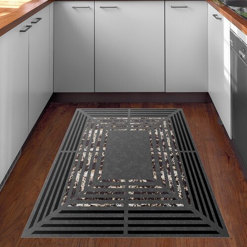 Opviq tepih 80x120cm Antracit Cene