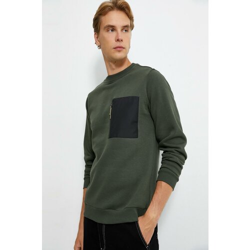 Koton Men's Khaki Sweatshirt Cene