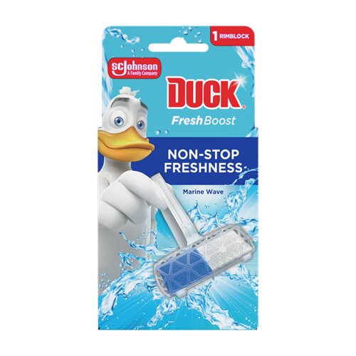 Duck WC osveživač korpica fresh boost marine wave 32g Slike