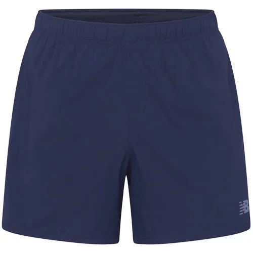 New Balance Sportske hlače 'Core Run 5' mornarsko plava / golublje plava