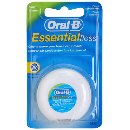 Oral-b Essential Floss voskasta zobna nitka z metinim okusom 50 m
