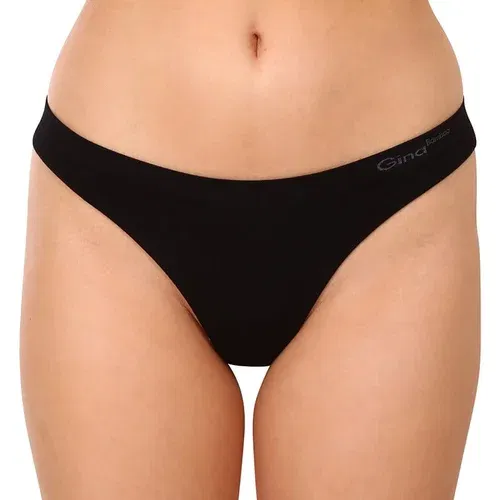 Gina Women's thongs bamboo black