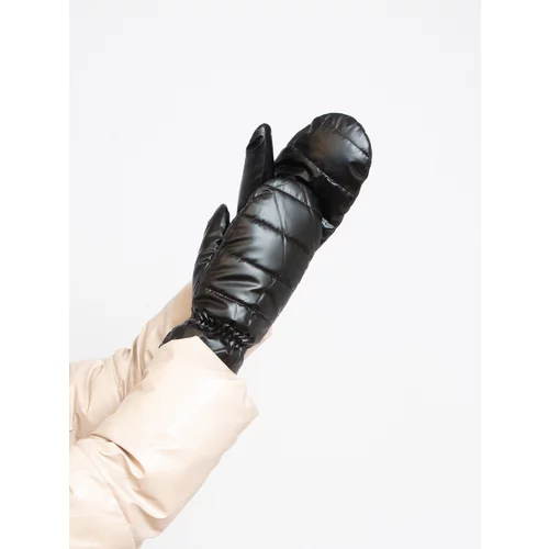 SHELOVET Women's mittens with one finger black