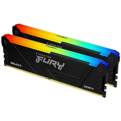 Kingston memorija DIMM DDR4 16GB (2x8GB kit) 3200MT/s KF432C16BB2AK2/16 Fury Beast RGB Cene