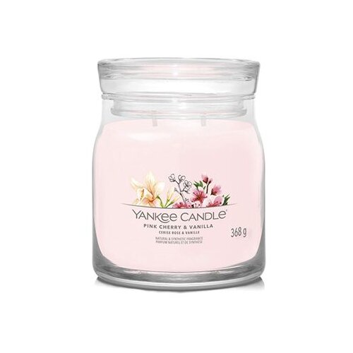 Yankee Candle Pink Cherry &amp;amp; Vanilla mirisna svijeća Signature 368 g Slike