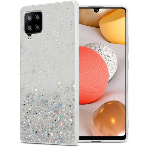 Cadorabo Ohi&scaron;je, združljivo z Samsung Galaxy A42 5G / M42 5G in prozorna z ble&scaron;čicami - Za&scaron;čitni ovitek iz prožnega silikona TPU s svetlečimi ble&scaron;čicami, (20860390) Cene