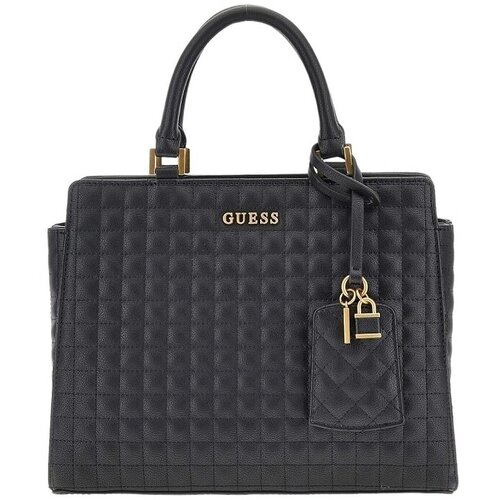 Guess Ročne torbice TIA LUXURY SATCHEL Črna Cene