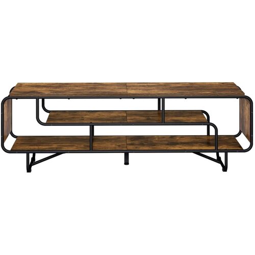  TV stalak 140 x 36 x 45 cm Dimljeni hrast Konstruirano drvo - Dimljeni hrast 140 x 36 x 45 cm Slike