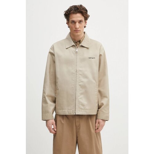 Carhartt WIP Module Script Jakna wall / black / rinsed Cene