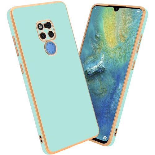 Cadorabo Ohi&scaron;je, združljiv s Huawei v sijajni metini zeleni barvi - Zlato - za&scaron;čitni pokrov iz fleksibilnega silikona TPU in z za&scaron;čito pred kamero, (20593777) Cene