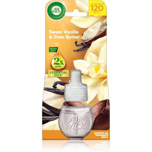 Air Wick Essential Oils Sweet Vanilla & Shea Butter punjenje za električni difuzor 19 ml Cijene