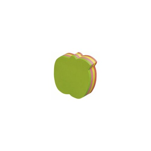 Blok samolepljiv oblik jabuka 200L global notes 5830-39 neon-sortirano blister Slike