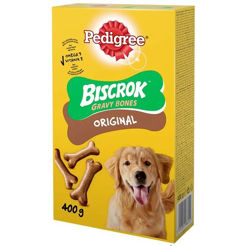 Pedigree Biskvit za pse Biscrok Gravy Bones, 400g Slike
