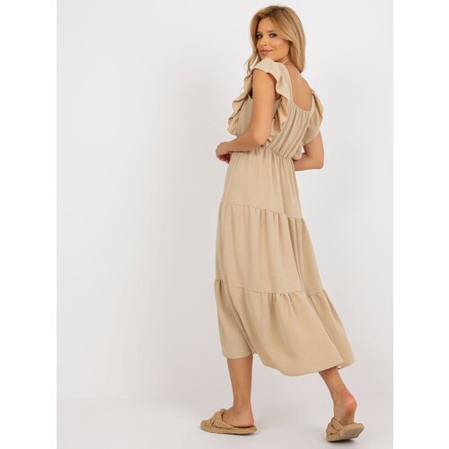 Italy Moda Dress-DHJ-SK-8352.04-dark beige Cijene