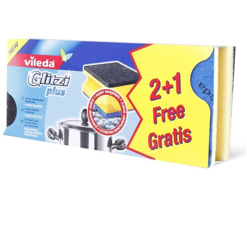 Vileda Sunđer Glitzi Plus, 3 Komada Slike