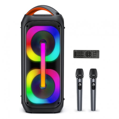  bluetooth zvučnik BKK-B67 2x60W crni Cene