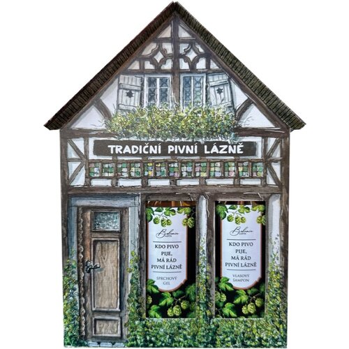 Bohemia Gifts &amp;amp; Cosmetics Little House Beer poklon set Slike