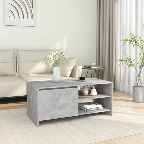  Stolić za kavu boja betona 102 x 50 x 45 cm konstruirano drvo Cijene