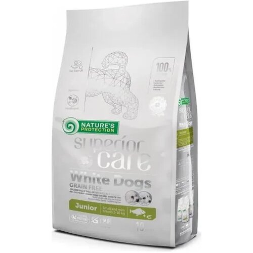 Nature&amp;#039;s Protection Superior Care hrana za bele pse - &amp;scaron;tenci, Bela Riba 10kg Slike