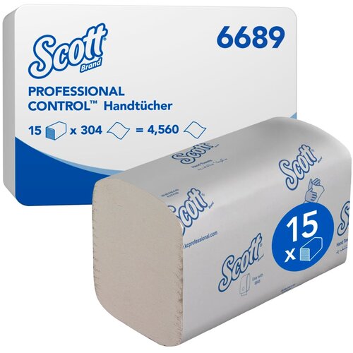 Kimberly Clark SCOTT Papirni ubrus, Jednoslojni, Beli, 15 komada Cene