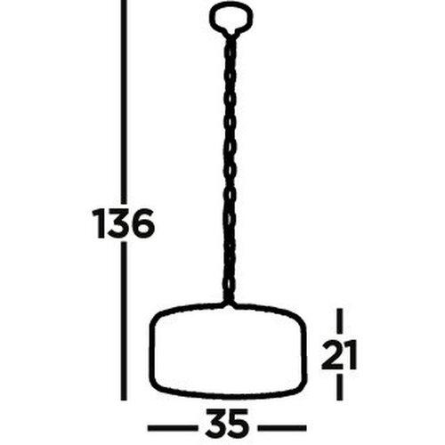 XXXL viseča svetilka chapeau 35/136 cm E27 Slike