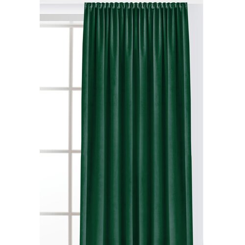 Filumi Zelena zavjesa za djelomično zamračenje od samta 530x270 cm Velto &amp;ndash; Slike