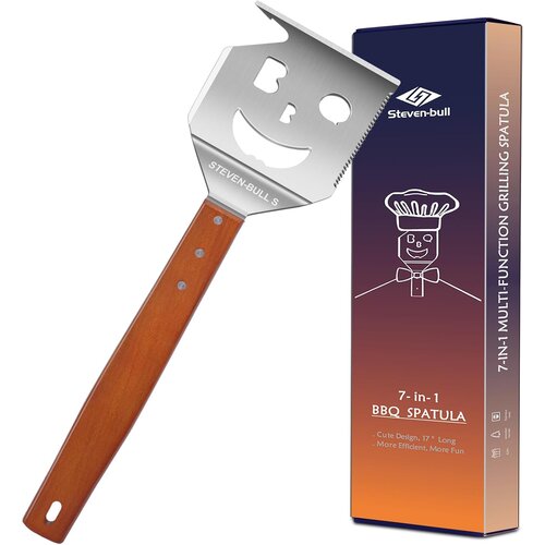 STEVEN-BULL S 7v1 večnamenska BBQ lopatica za žar Slike