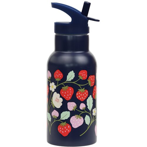 A Little Lovely Company nerjavni bidon za pijačo, 350 ml – jagode Cene